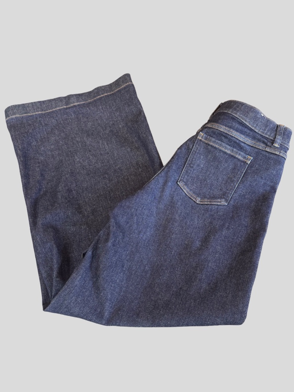 SPANX Pull On Wide Leg Jeans in Undone Indigo Size Large - Picture 6 of 7